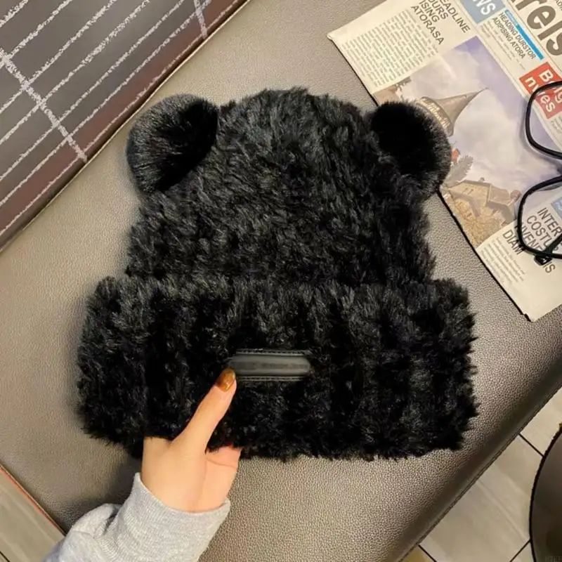 대형 곰 모자 새해 겨울 파티 장식 축제 무대 쇼 h7ef