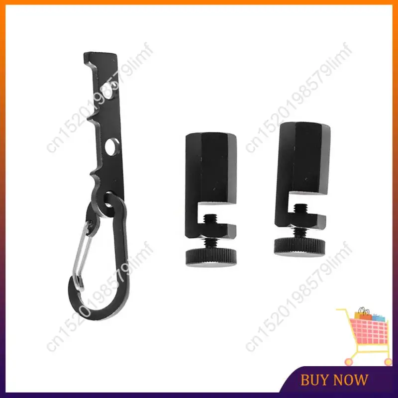 MSOR-Square Auxiliary Jig With Holder And Carabiner Stair Guages Knobs Tool Tall Stair Gauges For Framing Square