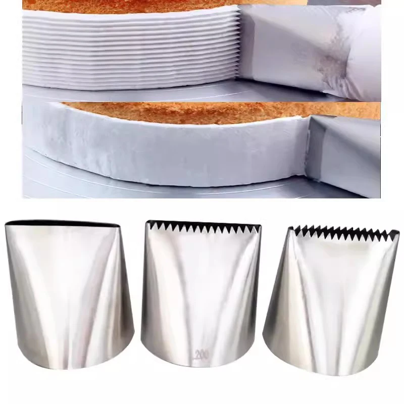 1/3pcs Extra Large Stainless Steel Nozzle Icing Piping Nozzles Cream Cake Decorating Tools Pastry Tip Fondant Baking Accessories