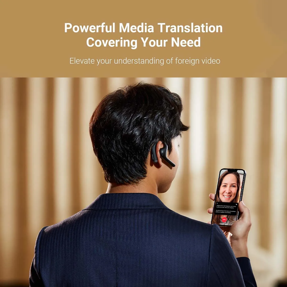 Timekettle W4 Pro AI Translator Oordopjes Bidirectionele Real-Time Vertaling in 40 talen Spraakondersteuning Meeting Assistant