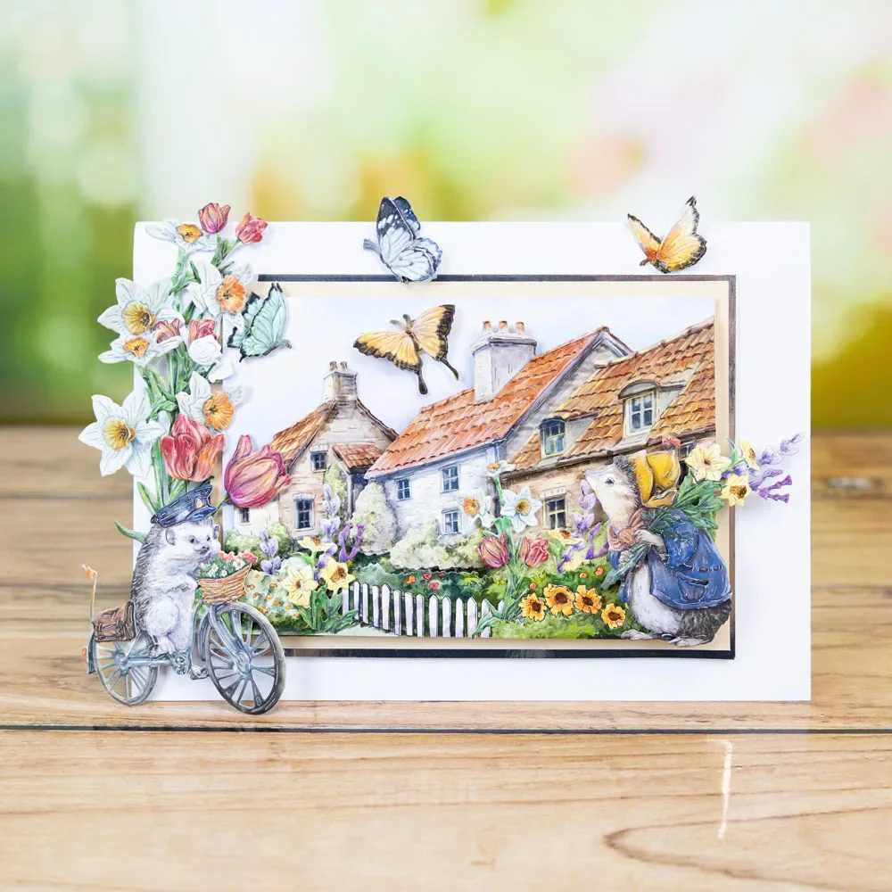 Postman Prickles Sunflower Cottages Jules Metal Cutting Dies New Arrival 2026 DIY Mold Scrap Booking Paper Making Die Cuts Craft