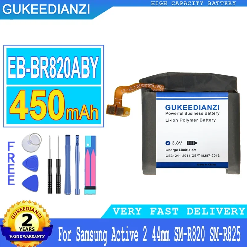 

GUKEEDIANZI Replacement Battery, 450mAh, EB-BR820ABY for Samsung Galaxy Watch Active 2, SM-R820, SM-R825, 44mm