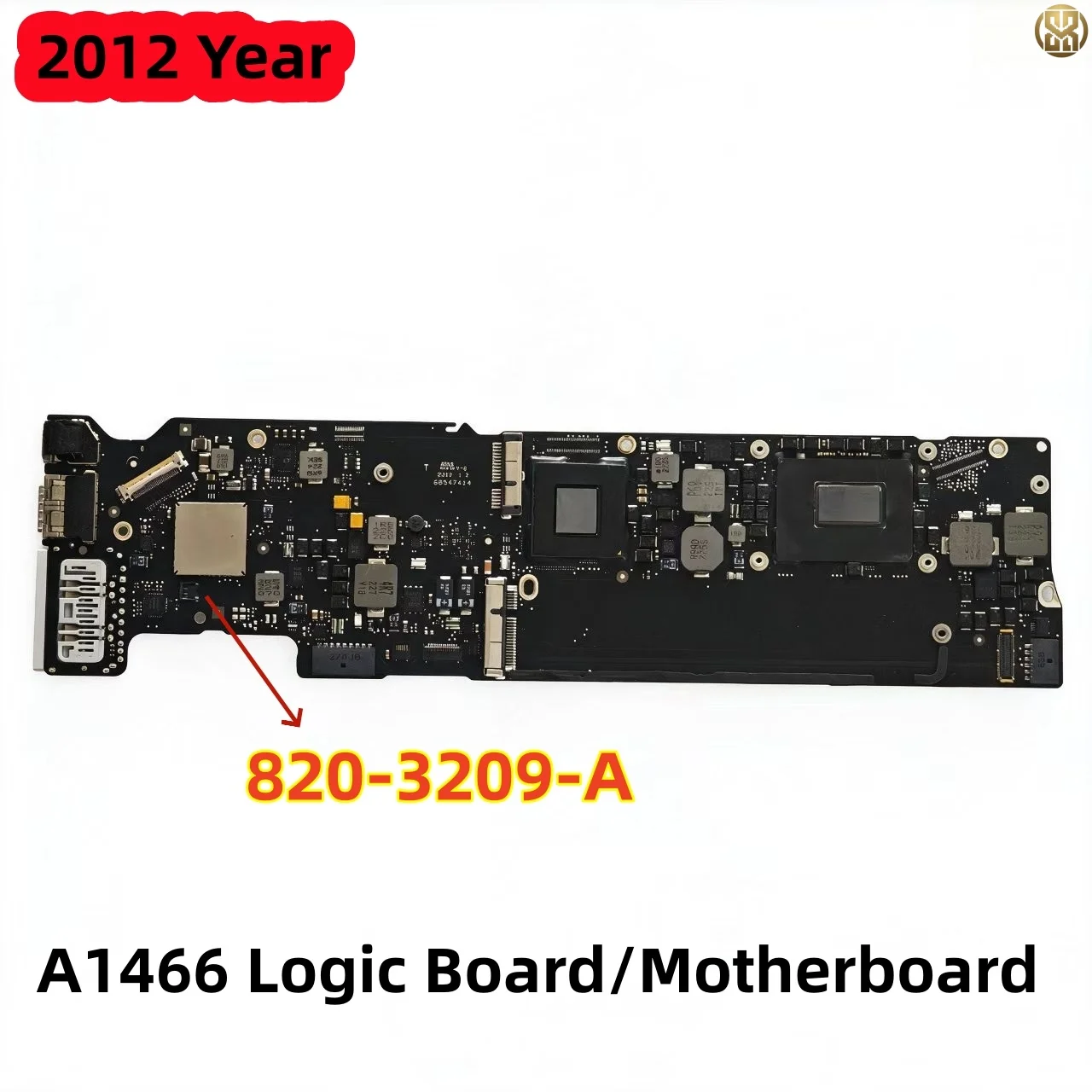 Original Used A1466 Logic Board For Macbook Air 13'A1466 Motherboard 820-3209-A I5 1.8Ghz 4GB 2012 Year