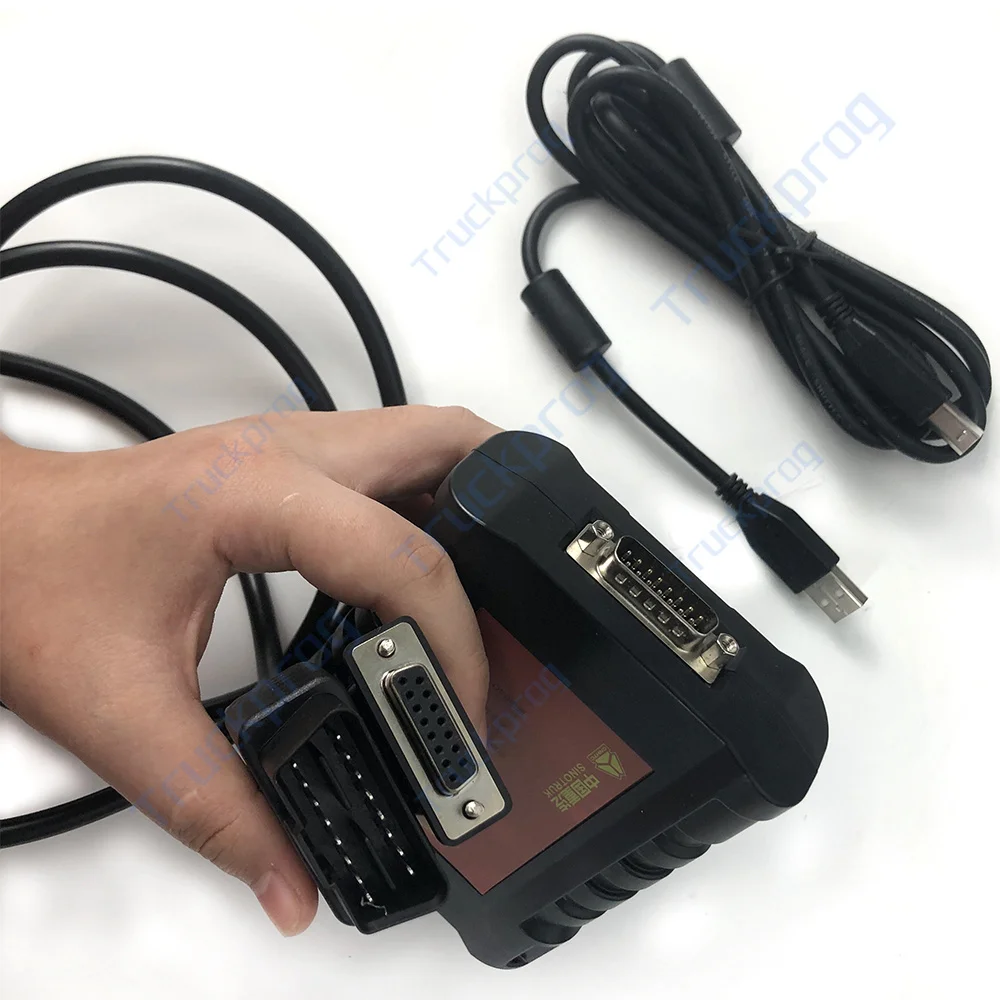 كمبيوتر محمول Getac لـ SINOTRUK HOWO SHACMAN WeiChai EOL أداة تشخيص Obd طقم تشخيص لمحرك Sinotruck WeiChai DENSO #4