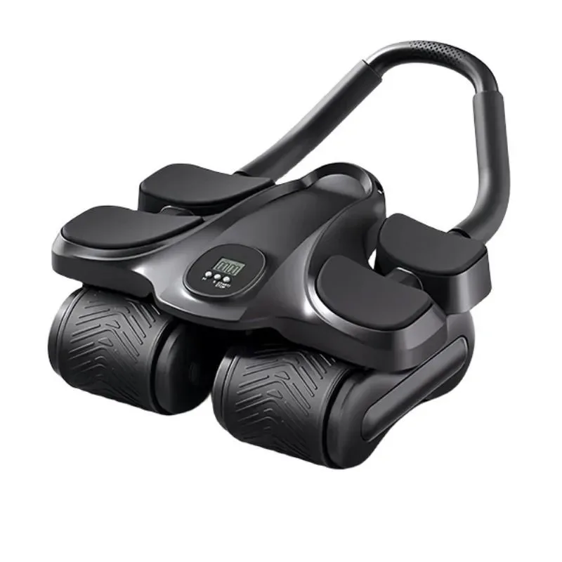 abdominal wheel automatic rebound elbow support type muscle curl and abdominal closure men's fitness equipment waist and abdomen