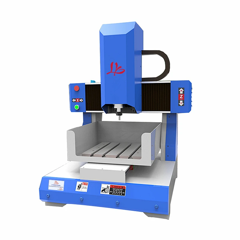 LY 3030 2.2KW 3KW Offline DSP Control System 3/4/5 Axis CNC Milling Machine Square Rail Iron Metal Engraving Machinery