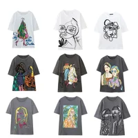 Camiseta de manga corta para mujer, Tops, ropa de calle Y2k, camisas, blusa de moda para mujer, camiseta de verano 2023 para mujer