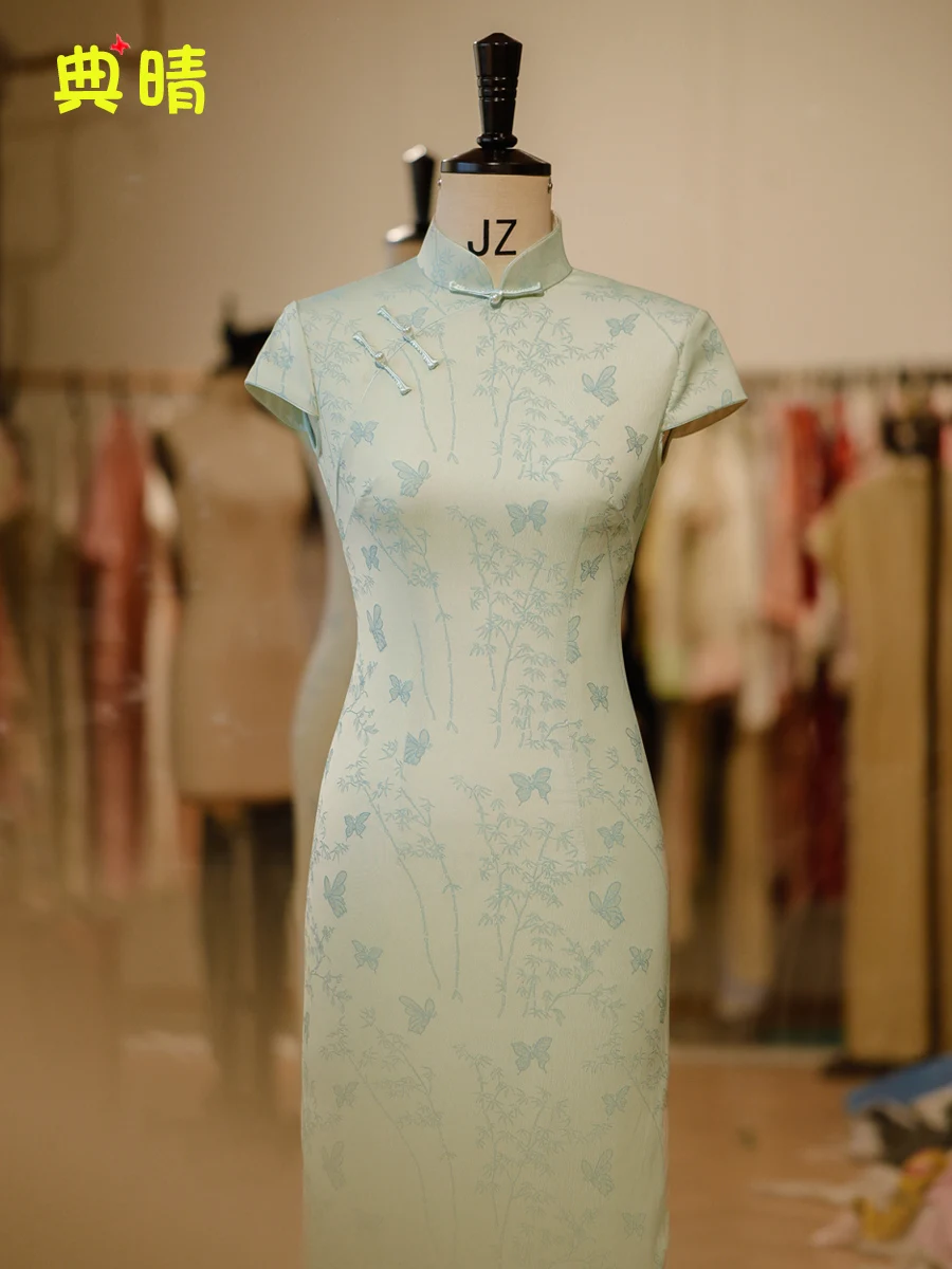 

Женская летняя одежда Young Sle: улучшенная новая модель в китайском стиле для повседневной носки, высокое качество, дышащая ткань