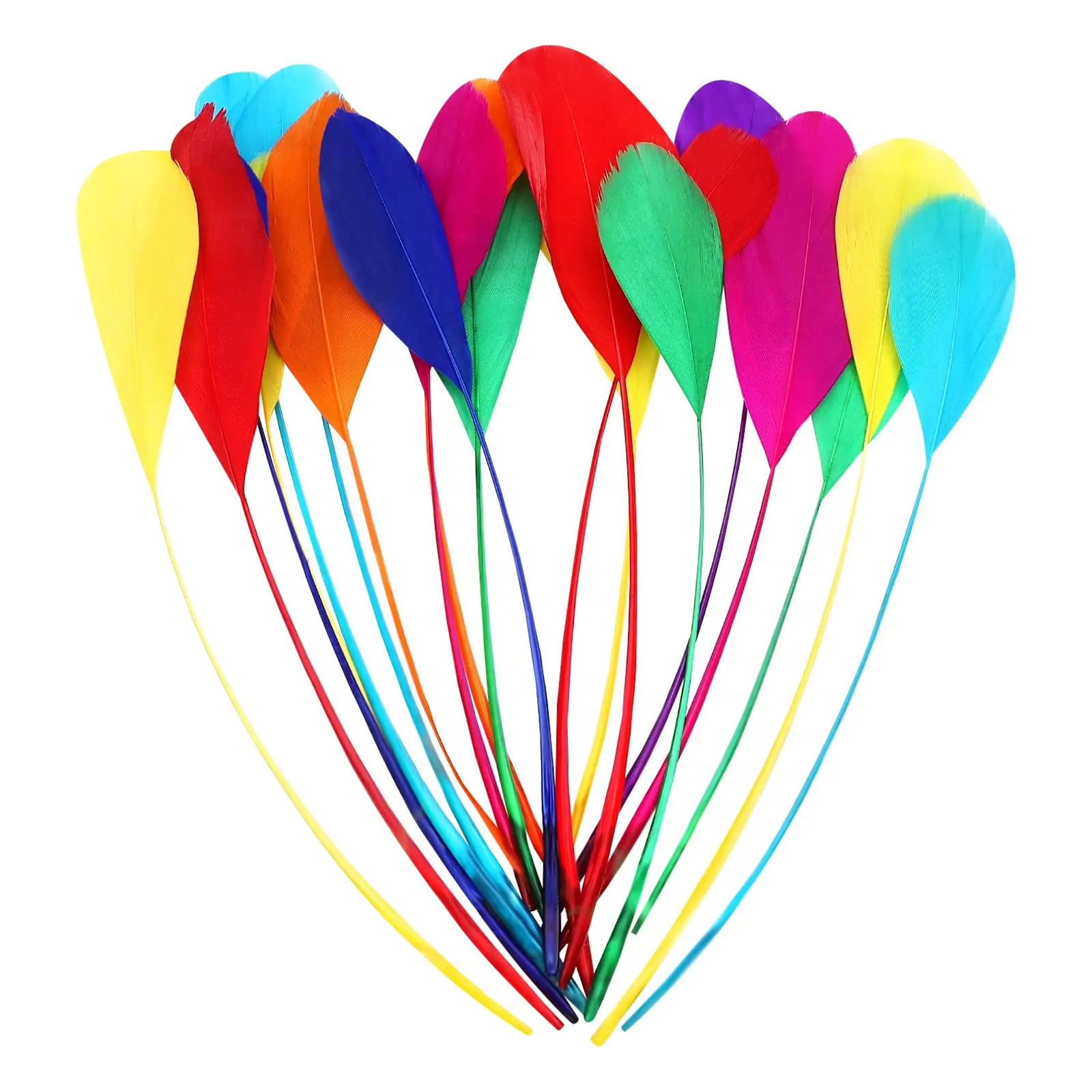 

Красочные гусиные перья 10 20 см, принадлежности для рукоделия «сделай сам» для свадебной вечеринки, украшения дома с мягкими перьями, полосатый хвост Coque