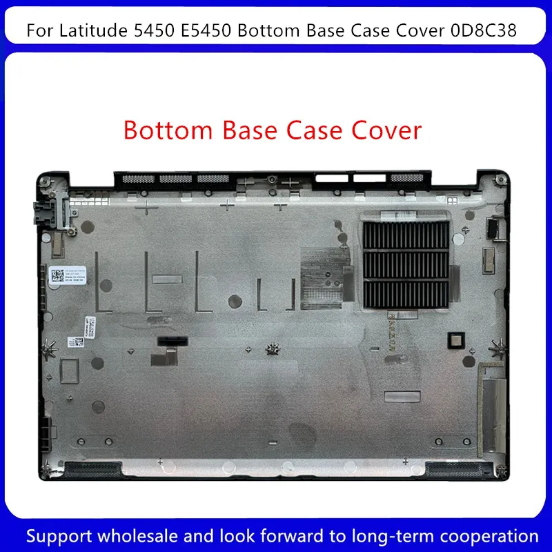 D8c38 tampa base inferior prata para dell latitude 5450 e5450, novo