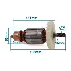 Electric Circular Saw Motor Rotor for Hitachi C9 Electric Circular Saw Rotor 235 Electric Circular Saw Accessories