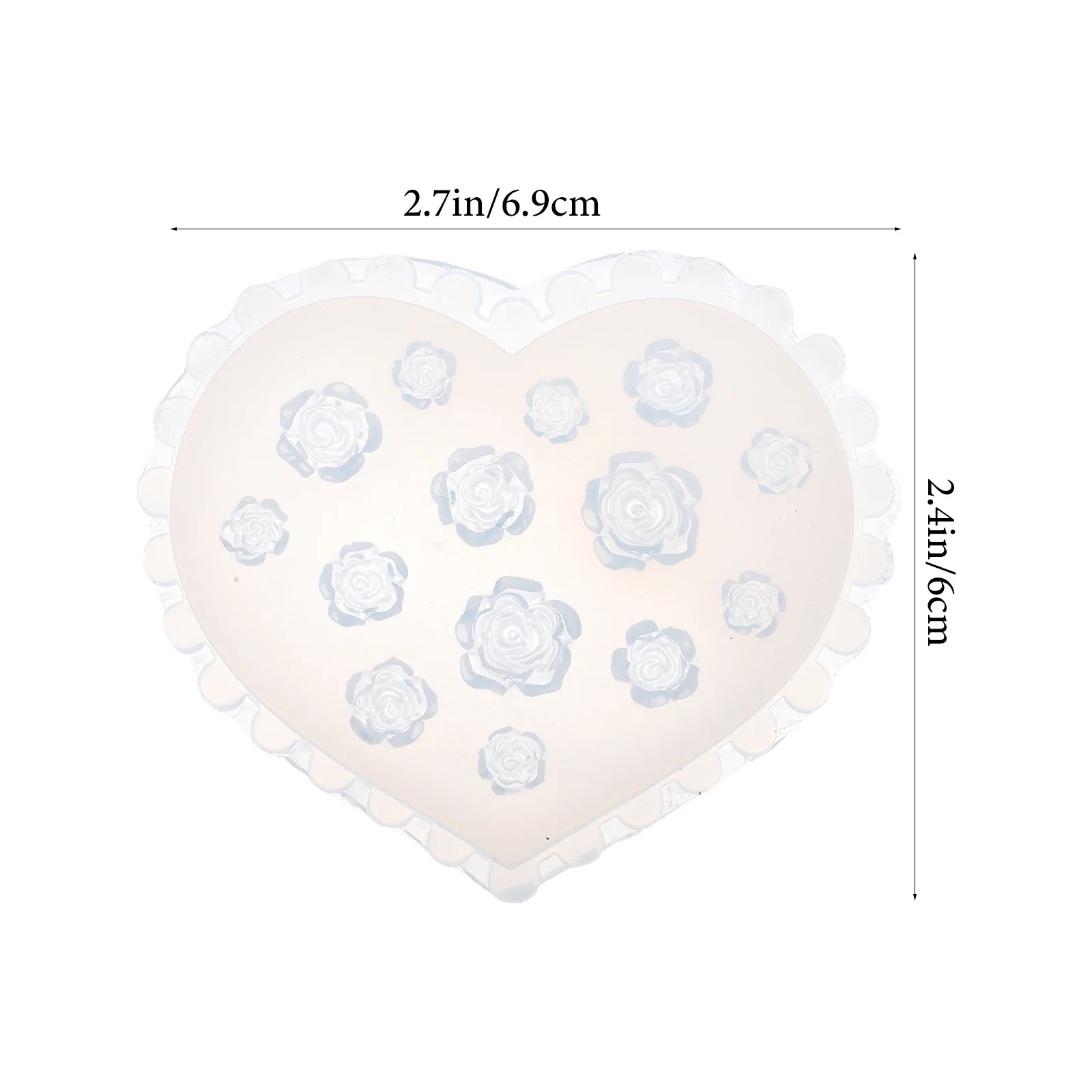 3 Buah Cetakan Liontin Kalung Silikon Desain Mawar untuk Perhiasan Resin Epoksi Kerajinan DIY Cetakan Pengecoran Cetakan Resin Epoksi