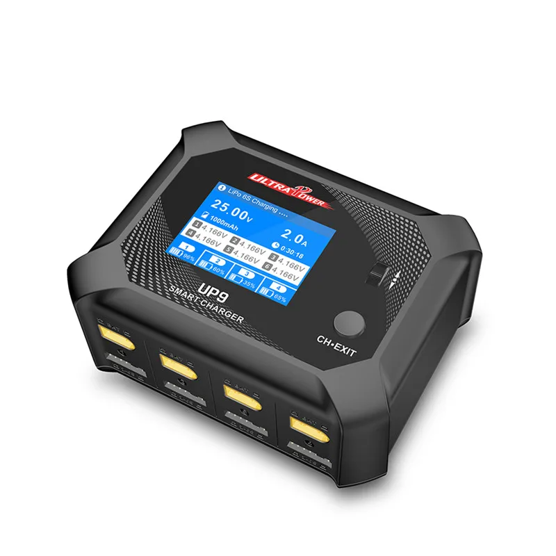 Scaricatore per caricabatterie con bilanciamento batteria LCD ULTRA POWER UP9 AC 100W DC 200W