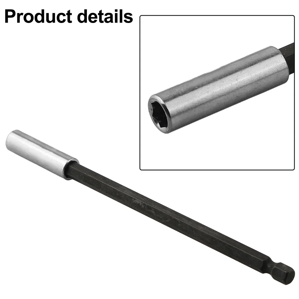 1pc 150mm Hex Magnetic Bit Holder Extension Drill Driver Sleeve Adapter Screwdriver Bars For Electric Drill Power Tools