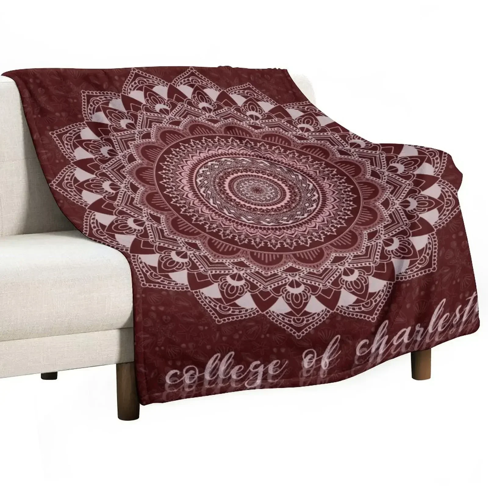 

College of Charleston Mandala Throw Blanket wednesday Giant Sofa Luxury St Blankets