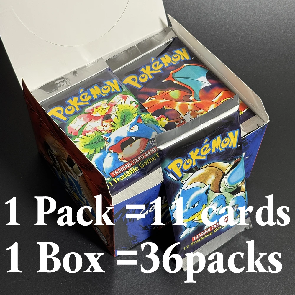 pokemon card game basic base set 1 booster box 36p11c 1st Edition SPANISH Pokémon Pack GX game mechanic Is My First Edition Base