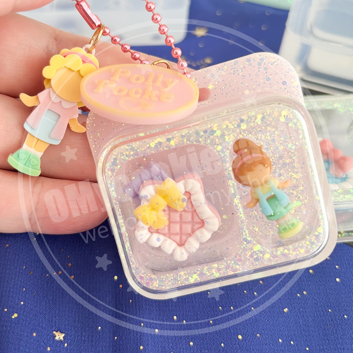 لطيف للغاية، صندوق PP، تمثال، قلادة علامة، صندوق هدايا صغير، صب الراتنج، قالب سيليكون شفاف بالكامل