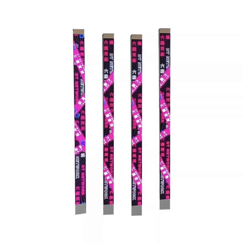 

LED creative display screen scrolling word screen indoor full color bar stainless steel decorative electronic shopping mall