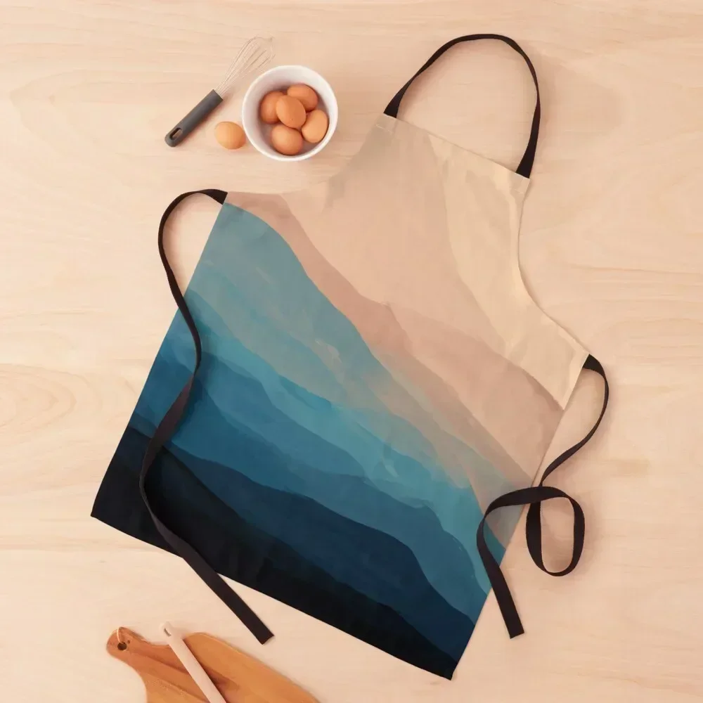 

Abstract Watercolor Art Blush and Blue by Morgan Harper Nichols Apron Teacher For Women Kitchen For Nail Stylist Apron