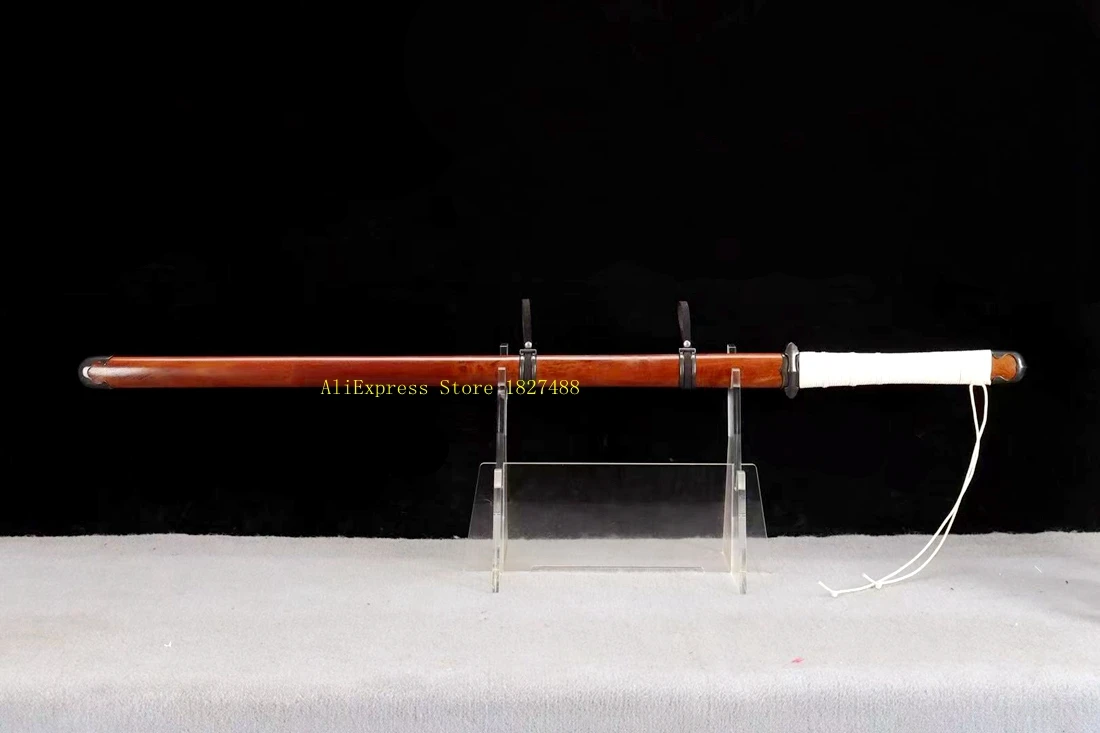 Chinese KungFu Tang Dynasty Battle Sword S7 Steel Blade Copper Accessory Rose Wood China Martial Arts Tai Chi Functional Sword view 2