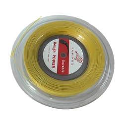 High Quality Power Rough Tennis Racquet String Gold Yellow 200m 1.25mm