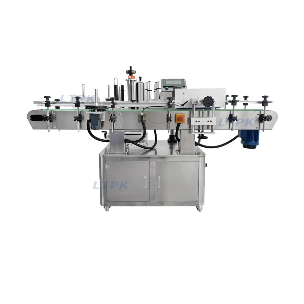 Fully Automatic Round Bottle Labeling Machine for Wine Vodka Bottle Sticking