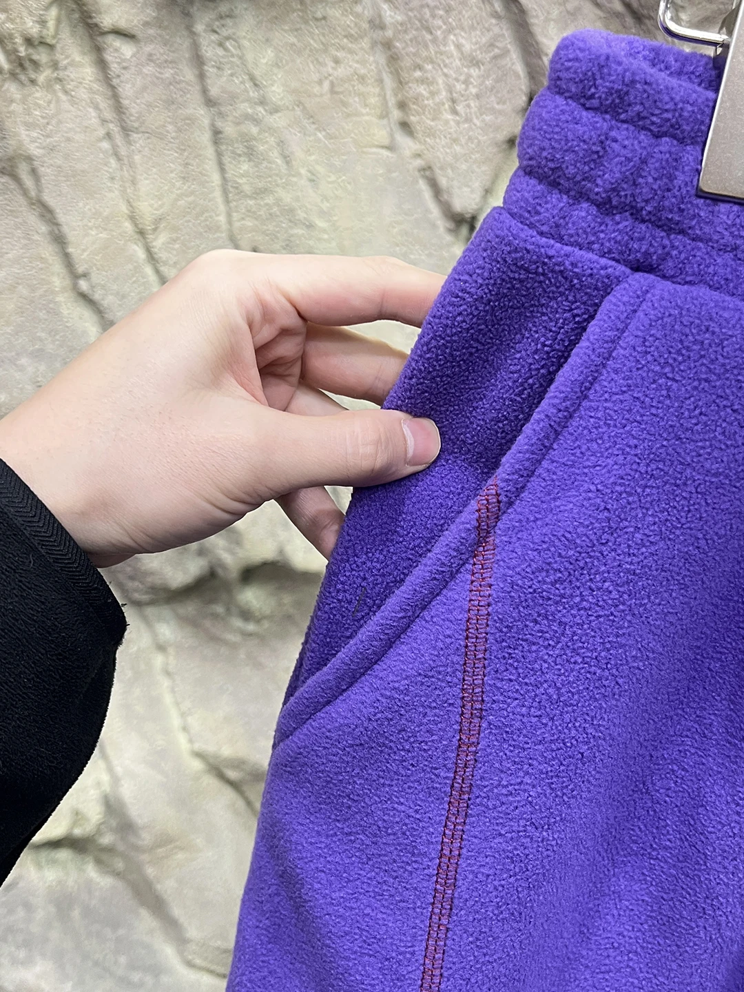 في الهواء الطلق الوزن الثقيل Thiened الشتاء عارضة السراويل ex Fce اصطف الدافئة Trasuit السراويل مخطط مستقيم الساق السراويل #3