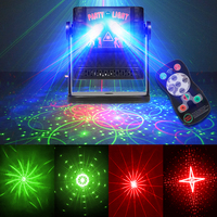 Mini 60 Patterns Projector Party Dj lighs Disco Car Effect Remote Dance Disco Bar LED Party Xmas Christmas Stage Lamp Show YR10