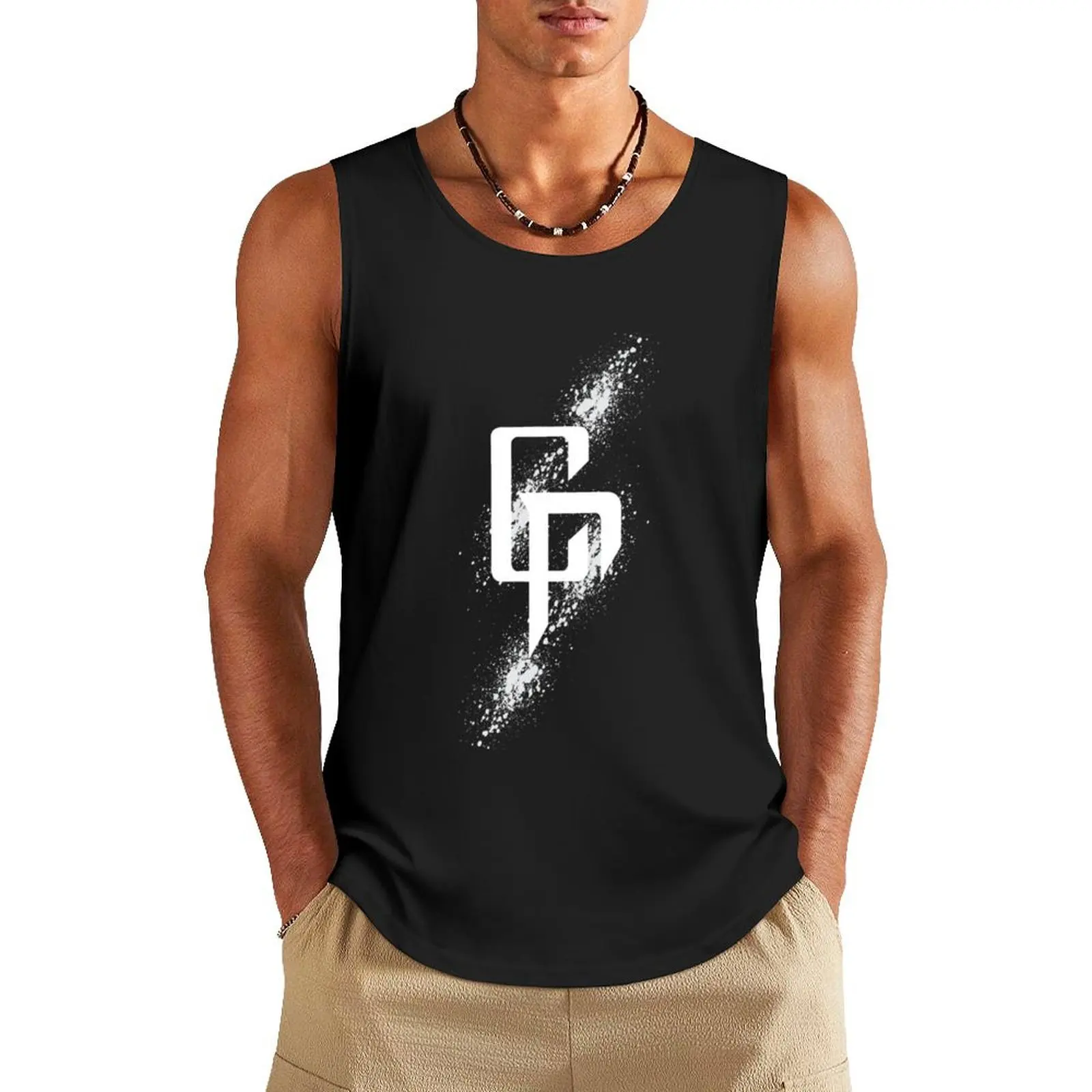 coldrain (white) Tank Top sports clothes for men Men's vest anime