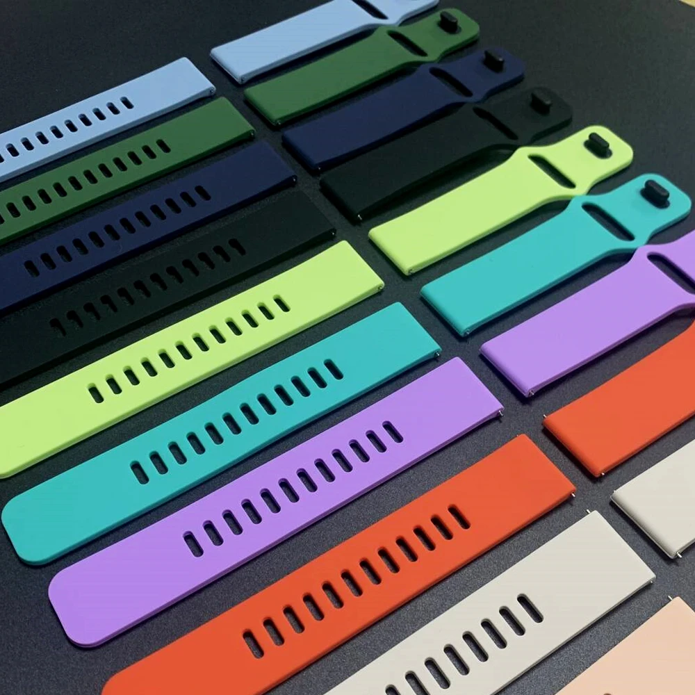 Pulseira de silicone de 22mm 2 - Watch Strap Replacement avaliação e preço