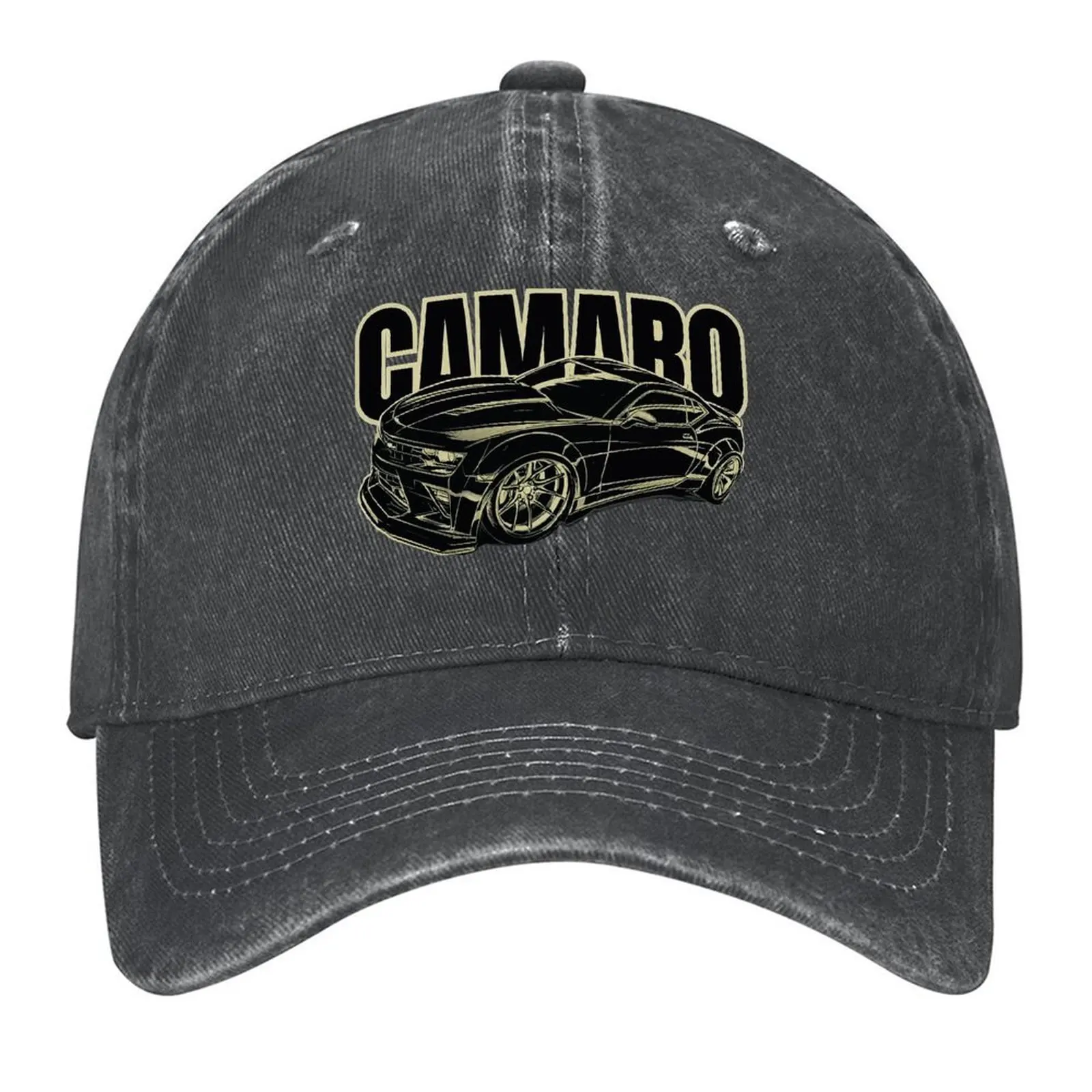 

Camaro SS Black Baseball Cap sun hat Hat men Military Cap Man Kids Hat Women's Beach Visor Men's