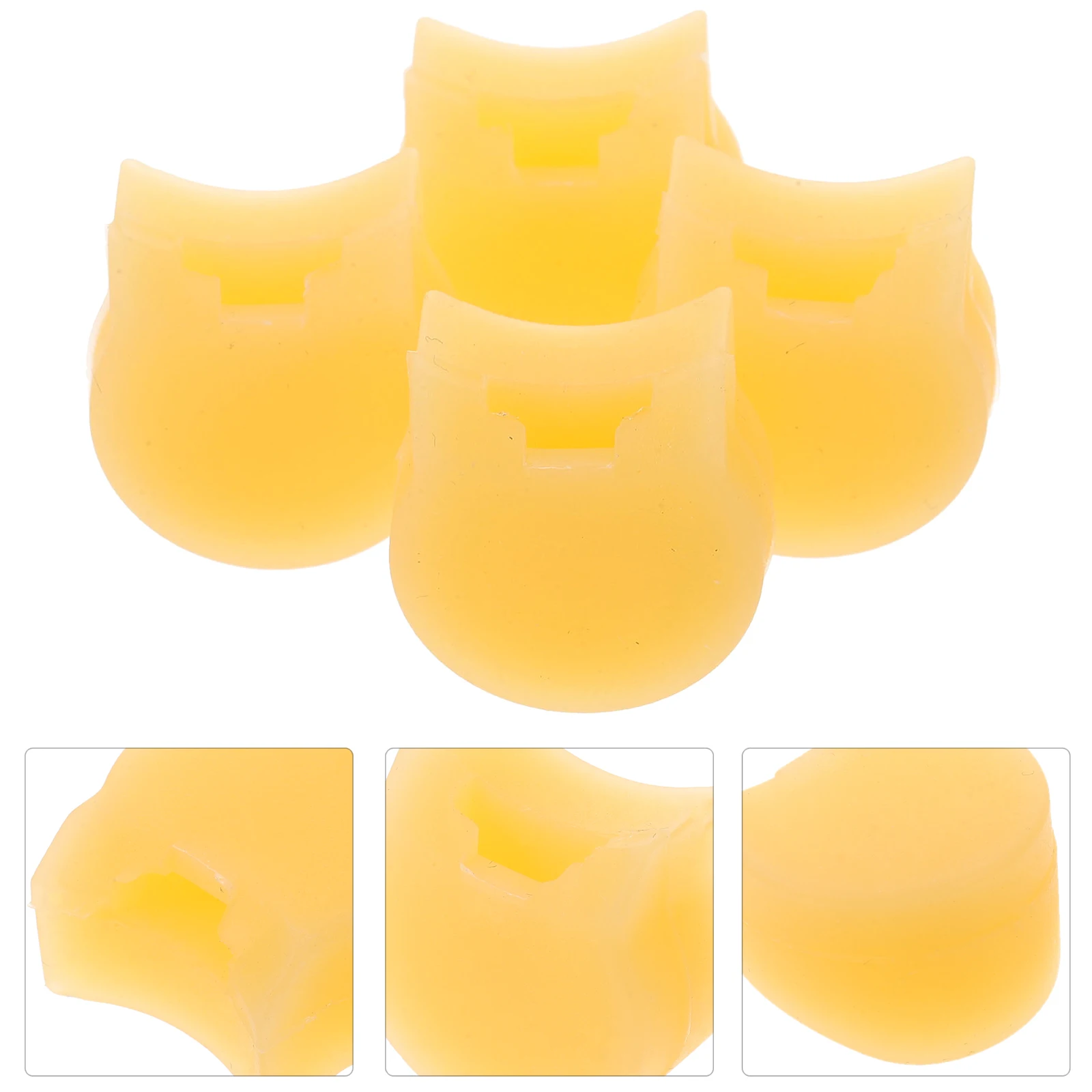 

4Pcs Clarinet Thumb Rest Silicone Cushion Soft Finger Support Protector Alleviate Thumb Pain for Clarinet Players Accessories