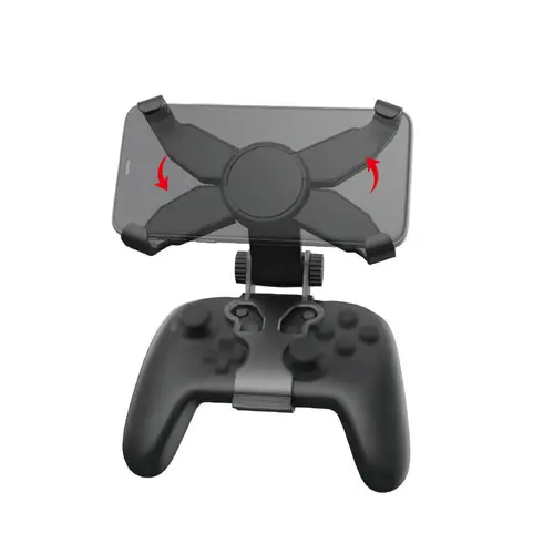 Imagen 2 del producto Soporte de mango para mando de juegos, controlador ajustable, soporte de Clip para teléfono móvil, accesorios de mango para Switch Pro