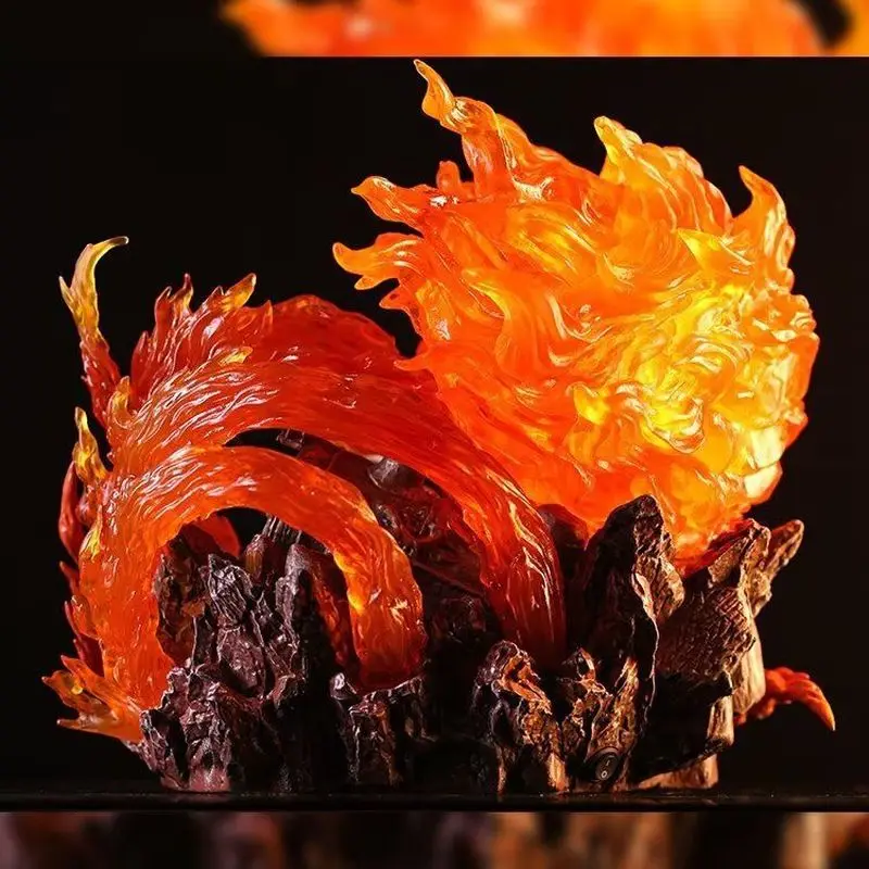 27Cm Demon Slayer Rengoku Kyoujurou Fire Pillar Anime Figuur Model Standbeeld Jongens Collectie Desktop Decoratie Ornament Speelgoed Geschenken