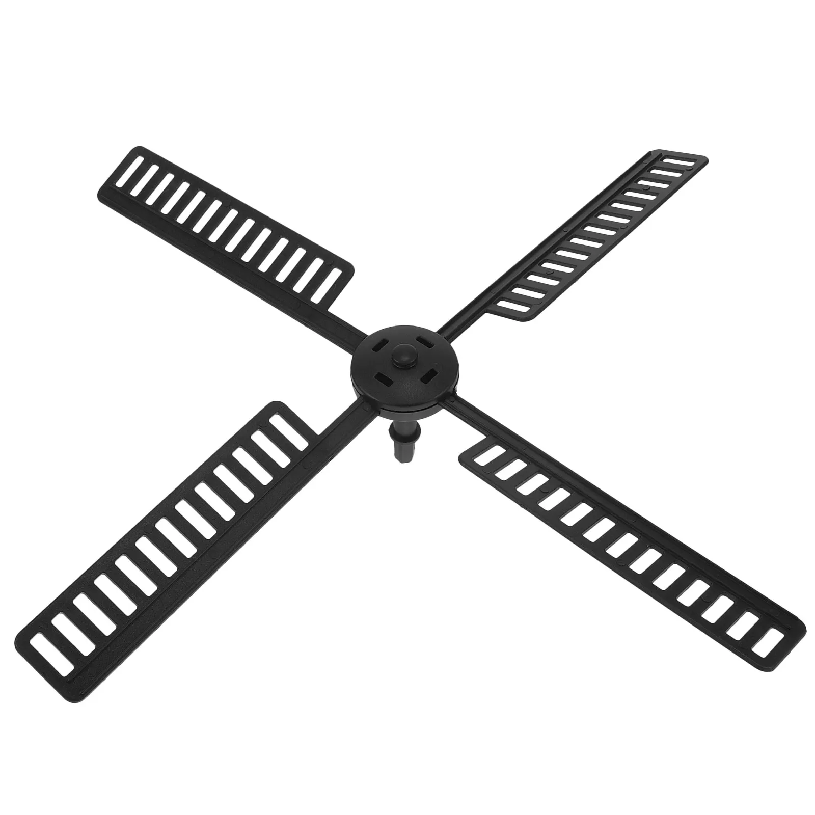 Garden Decor Wind Spinners Windmill Blades Outdoor Fan Dutch Black Decoration Decorative Leaves