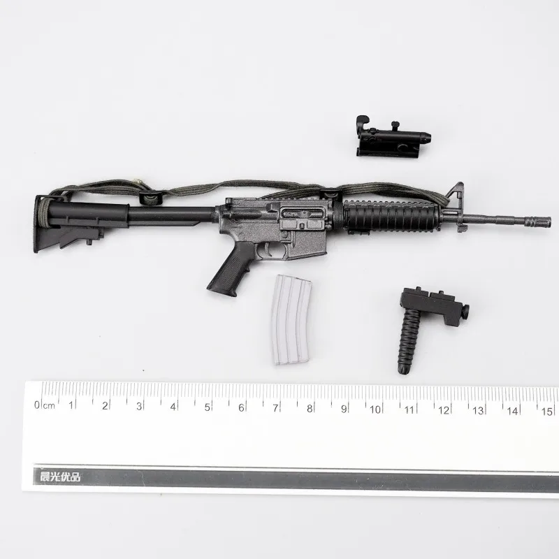 1/6 مقياس عمل أرقام Weilong M4 انفصال الميكانيكية البصر بندقية استقبال قبضة نموذج ل 12 "الملحقات الجندي
