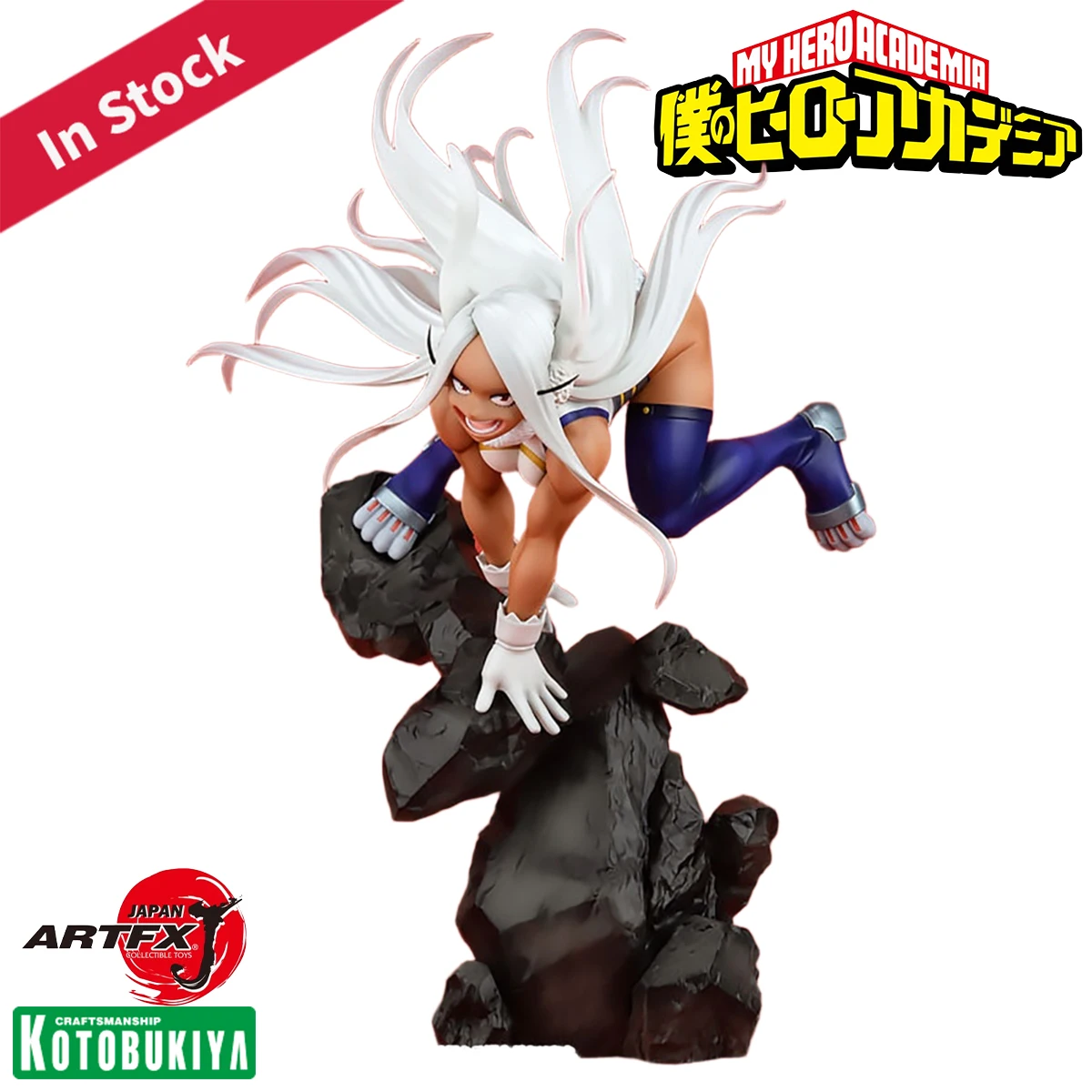 

Оригинальная подлинная Kotobukiya, предварительно окрашенная ARTFX J Boku No Hero Academia Mirko 1/8 H = 270 мм, фигурка персонажа аниме, украшение, подарок
