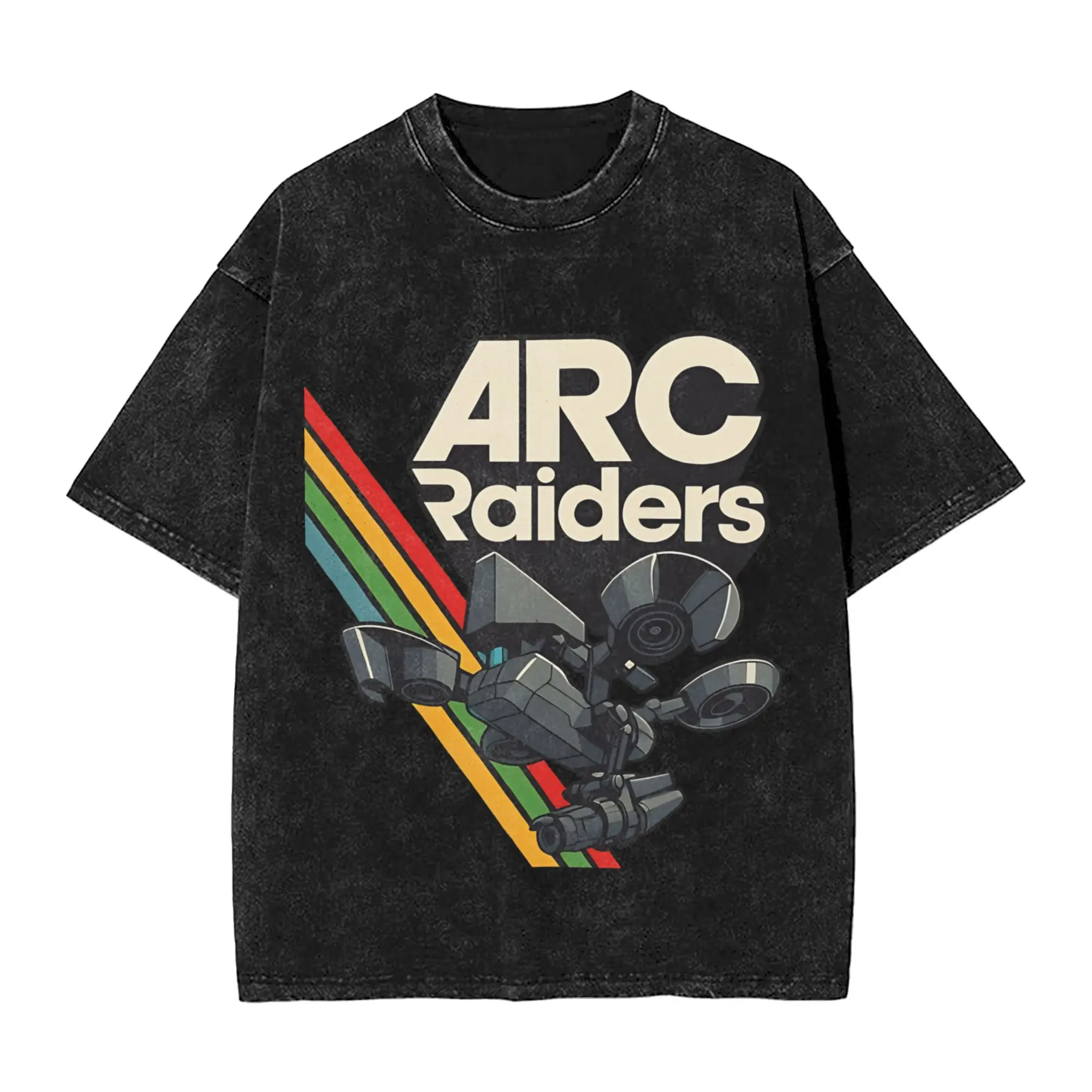 

A-ARC Raiders T Shirt Men Cotton Unique T-Shirt O Neck Tee Shirt Short Sleeve Tops Plus Size