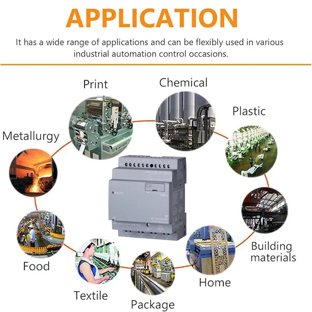 Programmierbare Logiksteuerung, 8-Eingänge, 4 Relaisausgangsmodule, 6ED1052-2FB08-0BA2, Industrieautomatisierung, Hostserver, SD-Karte und MQTT
