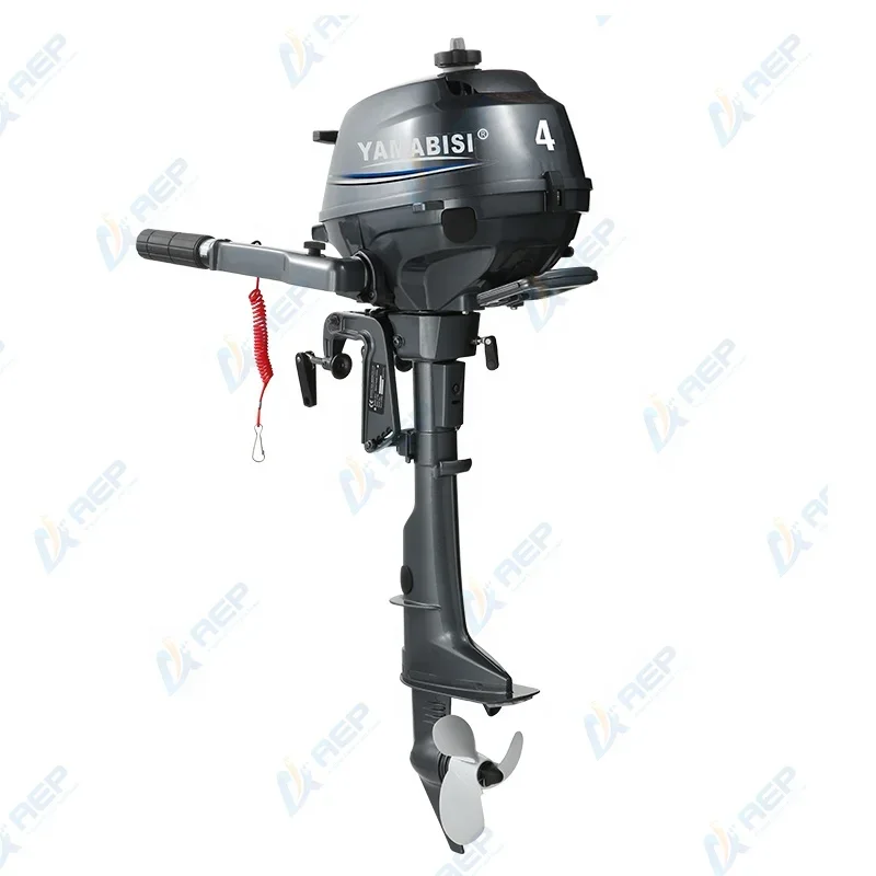 

Manual Tilt 4HP Water Cooled 4 Stroke Boat Engine Petrol Outboard Motor For Sale