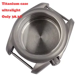 20ATM Diving Titanium Watch Case 40mm Sandblast Brushed Fit NH34 NH35 NH36 ETA 2824 PT5000 SKX 3.8 Crown Watch Parts New