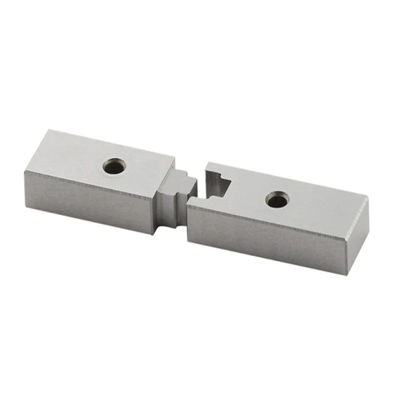 Custom CNC machined high-precision stainless steel industrial fixed block mechanical splicing connecting block