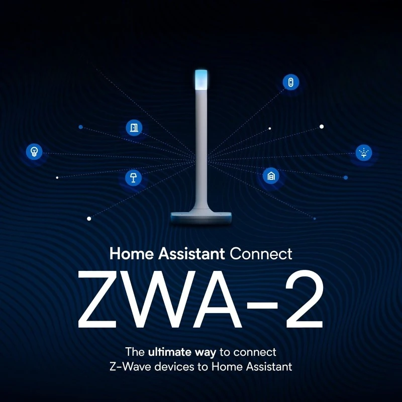 مساعد المنزل توصيل ZWA-2 |   قم بتوصيل أجهزة Z-Wave بمساعد المنزل |   الأجهزة المساعدة المنزلية الرسمية