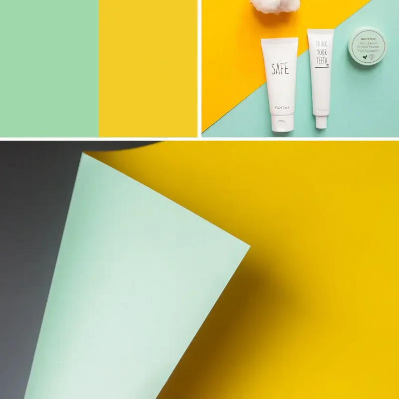 TENWISH сплошной цвет фон 57*87 см 2 стороны фото фон Morandi поп-арт натюрморт реквизит для съемки для фотостудии