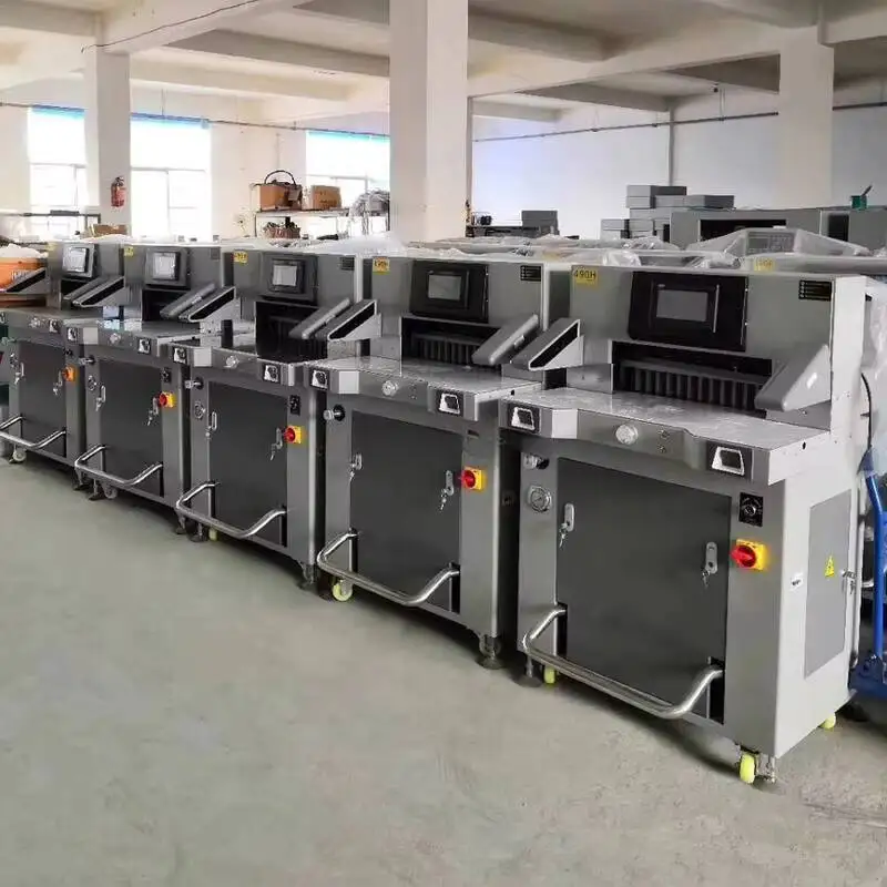 A3 A4 Automatic Paper Cutting Machine Electric Power Cutter with 460mm Cutting Width and 0.3mm Precision