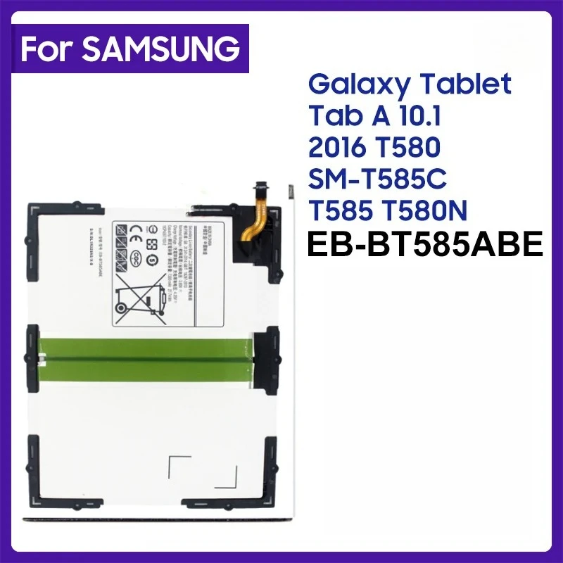 Replacement For Samsung Battery For Galaxy Tab A 10.1 2016 T585C BT580 SM-T585 EB-BT585ABE EB-BT585ABA 7300mAh