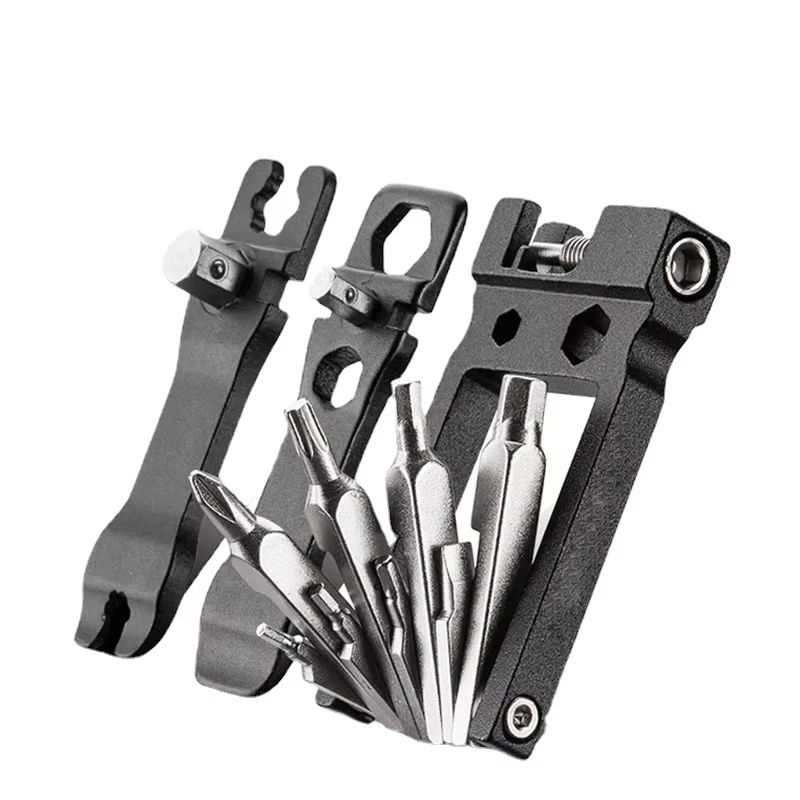 OFFBONDAGE Mountain Bicycle Tools Sets Bike Bicycle Repair Tools Kit Hex Spoke Wrench Mountain Cycle Screwdriver Tool 16 In 1