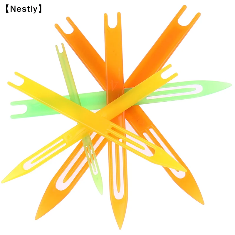 7pcs Fishing Netting Needle Repair Net Line Mending Weaving Rustproof Shuttles〔Nest〕