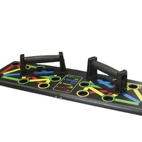 New arrival workout folding push up bar home fitness exercise training 14 in 1 push up board