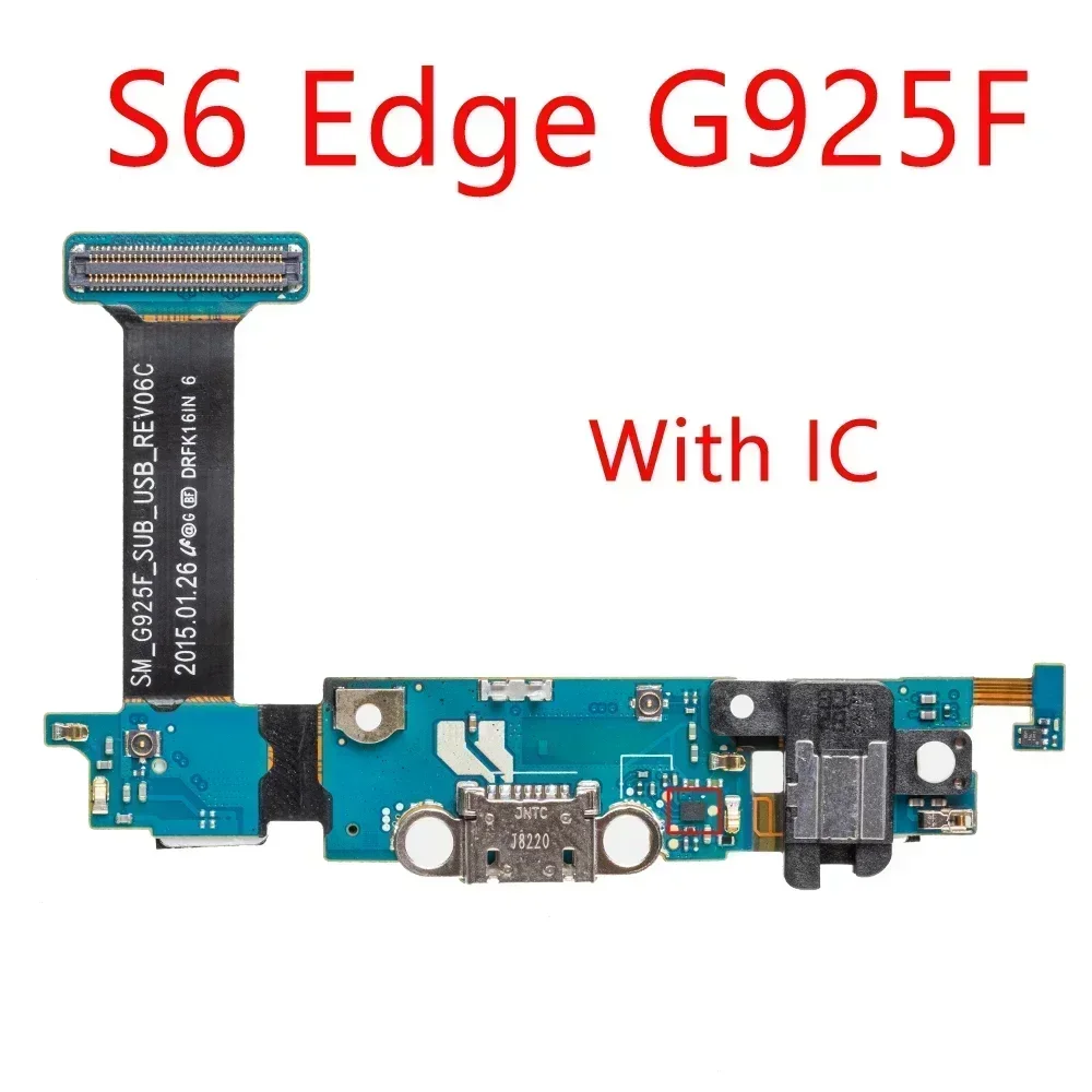 For Samsung Galaxy S6 Edge G925F G920F G928F Dock Connector Micro USB Charger Charging Port Flex Cable